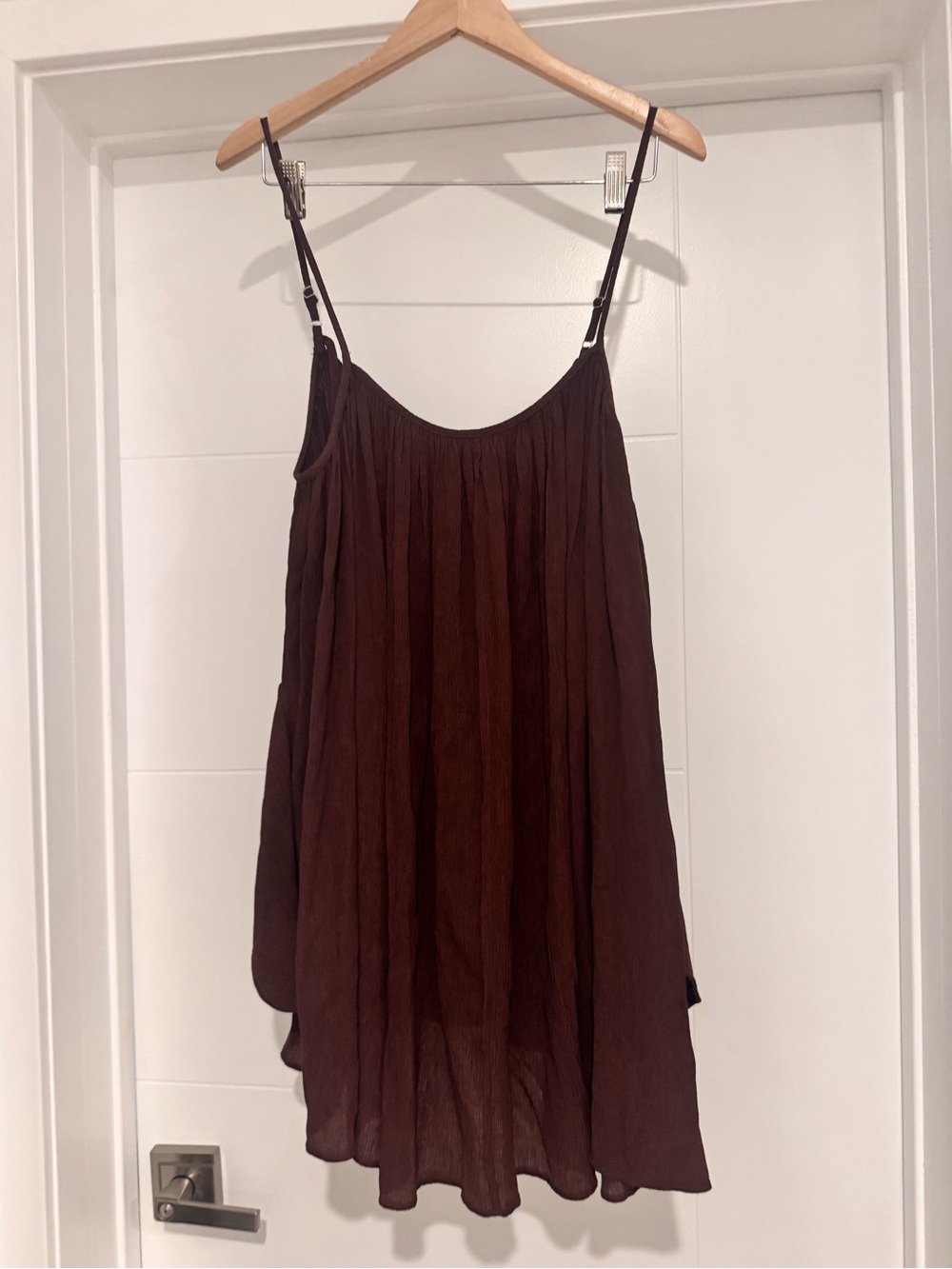 Mini Textured Swing Dress - Women M/L